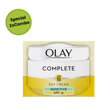 Pack of 2: Olay Complete Care Sensitive Day Cream SPF 15, 500ml Olay Complete Care Sensitive Day Cream SPF 15, 500ml