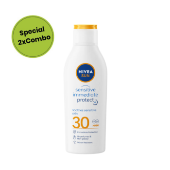 Combo 2: NIVEA SENSITIVE IMMEDIATE PROTECT SUN LOTION SPF 30 NIVEA SENSITIVE IMMEDIATE PROTECT SUN LOTION SPF 30