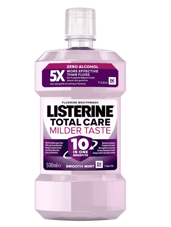 Listerine alcohol free mouth wash