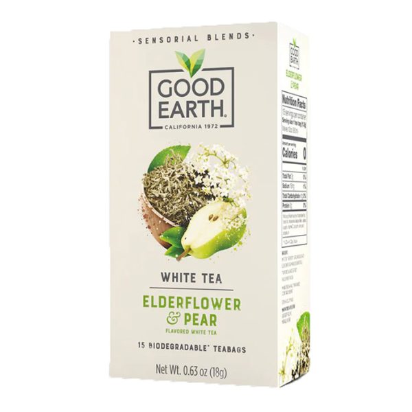 Good Earth White Tea Elderflower and Pear Bags