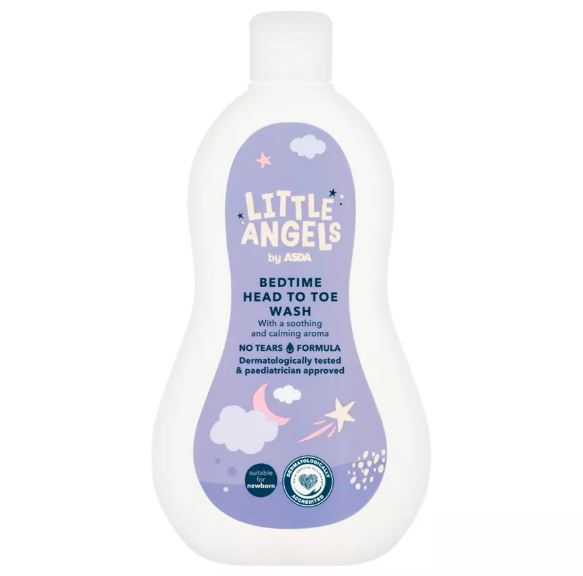 LITTLE ANGELS by ASDA Bedtime Head to Toe Wash 500ml