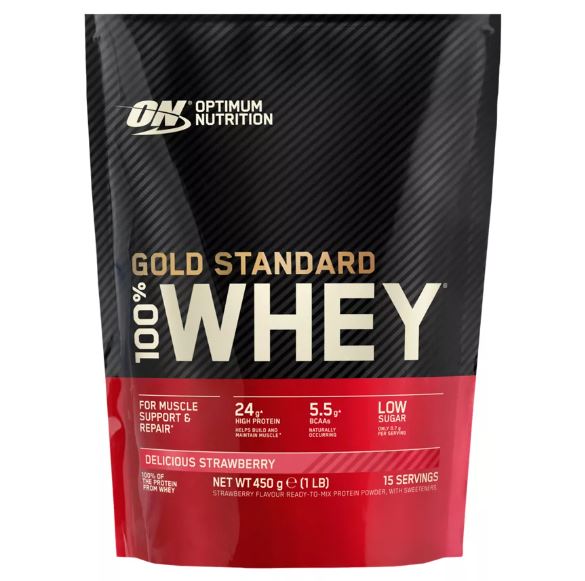 Optimum Nutrition Gold Standard 100% Whey Delicious Strawberry 450g