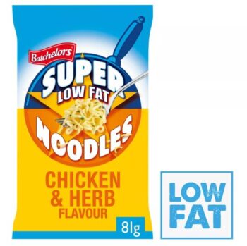 Batchelors Super Noodles Low Fat Chicken & Herb Flavour Noodle Block