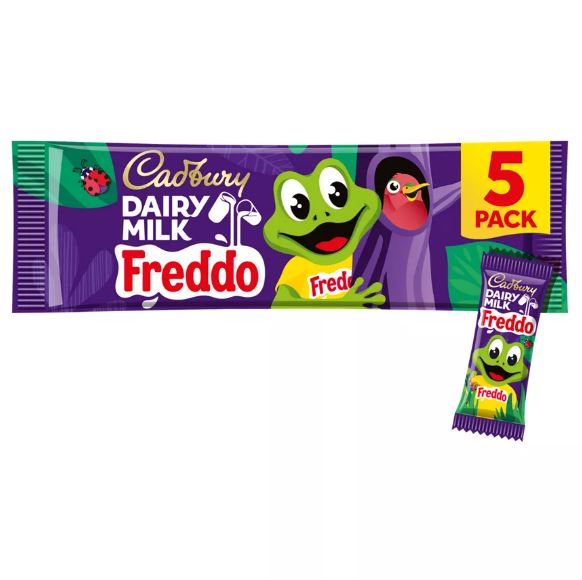 Cadbury Dairy Milk Freddo Chocolate Bars 5 Pack