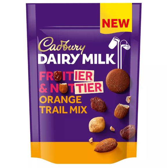 Cadbury Dairy Milk Fruitier & Nuttier Orange Trail Mix