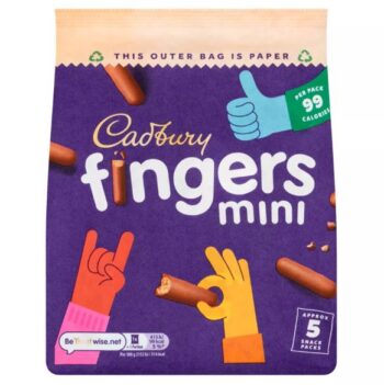 Cadbury Fingers Mini 5 x 19.3 g