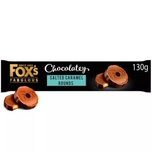 Fox's Fabulous Chocolatey Salted Caramel Rounds 130g