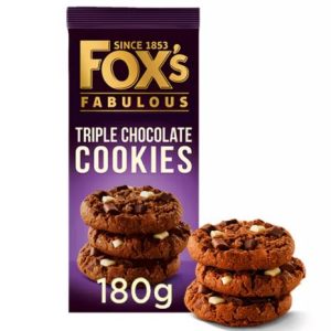 Fox's Fabulous Triple Chocolate Cookies 180g