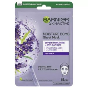 Garnier Skin Active Moisture Bomb Lavender Hydrating Sheet Mask