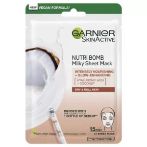 Garnier SkinActive Nutri Bomb Milky Sheet Mask Coconut & Hyaluronic Acid