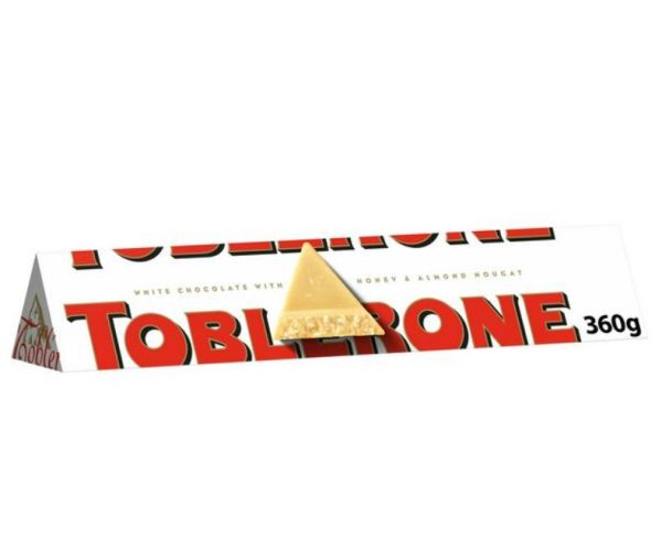 Toblerone White Chocolate Large Bar 360g