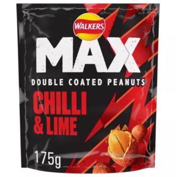 Walkers Max Strong Chilli & Lime Sharing Double Coated Peanuts