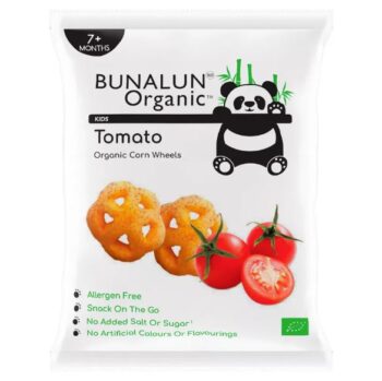 Bunalun Organic Kids Tomato Organic Corn Wheels 7+ Months