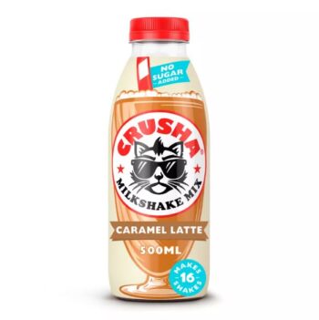 Crusha Caramel Latte Flavour Milkshake Mix 500ml