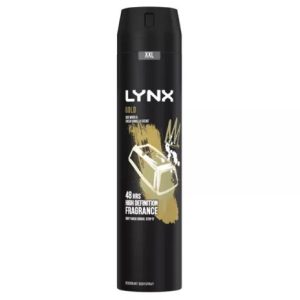 Lynx Gold Deodorant & Body Spray Oud Wood & Dark Vanilla 250ml