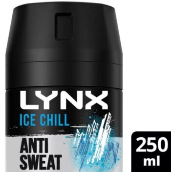 Lynx Ice Chill Anti-Perspirant Deodorant Spray for Men 250ml