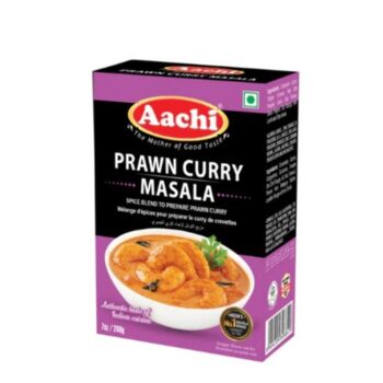 Aachi Prawn Curry Masala 100g – authentic spice blend for aromatic and flavorful South Indian prawn curry.