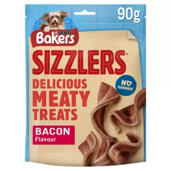 Bakers Sizzlers Dog Treats Bacon