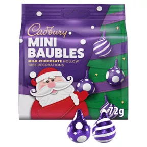 Cadbury Milk Chocolate Tree Decorations 72g