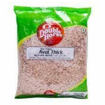 Double Horse Aval Thick 500g – high-quality, thick rice flakes for poha, upma, and payasam.