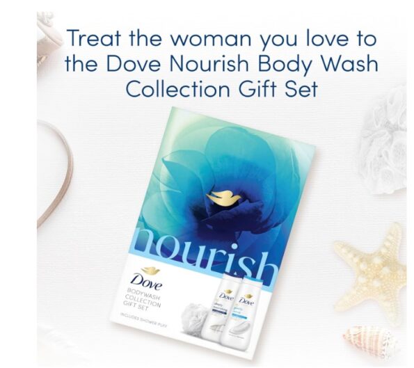 Dove Nourish Gift Tin Collection for Dry Skin, 5 Piece Gift Set | HYDRATE | PAMPER DRY SKIN | REUSABLE TIN