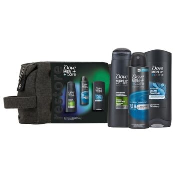 Dove Men+Care Essentials Washbag Collection 3-Piece Gift Set