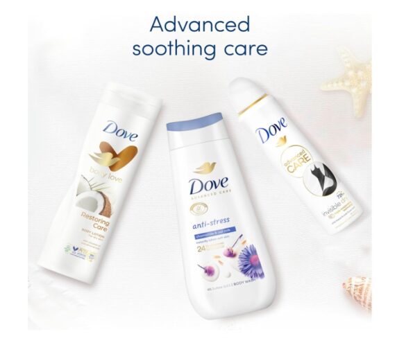 Dove Moisturising Gift Set Care & Hydrate, 3 Piece with Water Bottle | HYDRATES | SMOOTHING SKIN | LOOKS FRESH | MOISTURISE