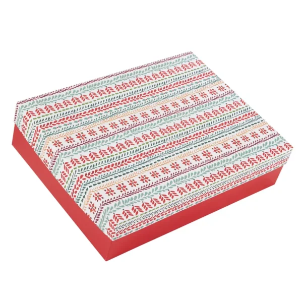 George Home Scandi Print Large Gift Box large