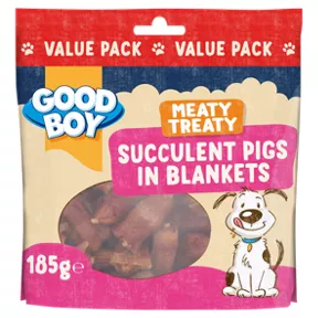 Good Boy Meaty Treaty Pigs In Blankets Dog Treats