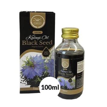 Heera Black Seed Oil (Kalonji Oil) 100ml – pure oil for dietary use, skincare, and haircare.