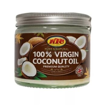 KTC Virgin Coconut Oil 250ml – 100% pure, cold-pressed coconut oil for cooking, skincare, and haircare.