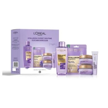 L'Oreal Paris Hyaluron Expert Routine Gift Set with Hyaluronic Acid | hydrate skin | replumb | protect