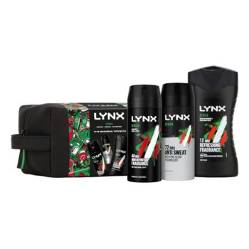 Lynx Gift Set for Him - Africa 3 Piece | convenient | long lasting | fragrance | all in one grooming