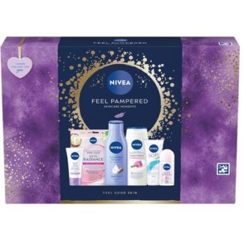 NIVEA Feel Luxurious Skincare Moments Gift Set | nourishment | hydration | soft skin | plastic free | tamper proof