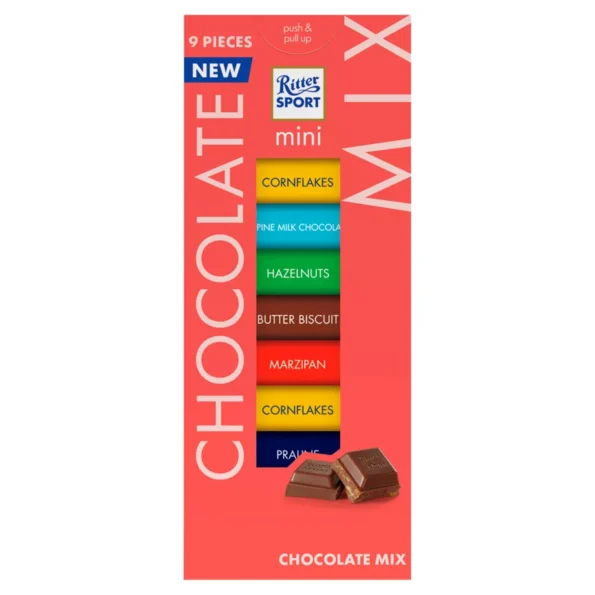 Ritter Sport Mini Chocolate Mix 9 x 16.67g (150g)