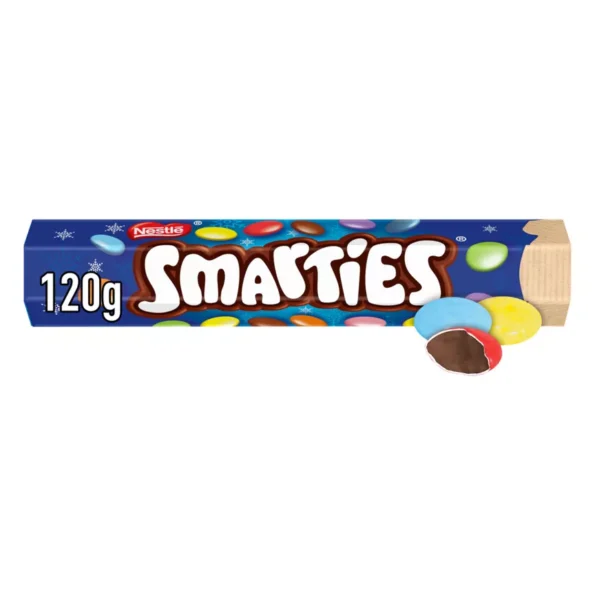 Smarties Milk Chocolate Tube 120g