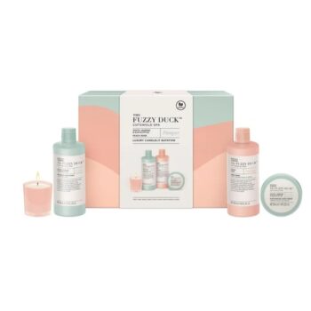 The Fuzzy Duck Cotswold Spa Luxury Candlelit Bathtime Gift Set