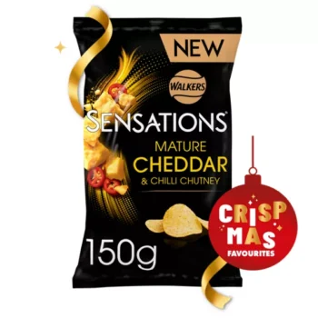 Walkers Sensations Mature Cheddar Cheese & Chilli Crisps 150g