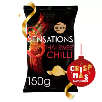 Walkers Sensations Thai Sweet Chilli Sharing Bag Crisps 150g