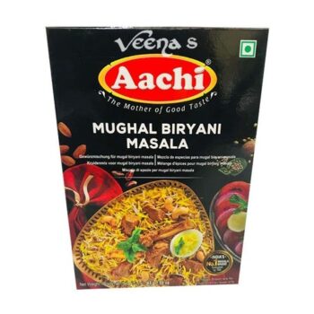 Aachi Mughal Biryani Masala 45g – premium spice blend for rich and flavorful Mughal-style biryani.