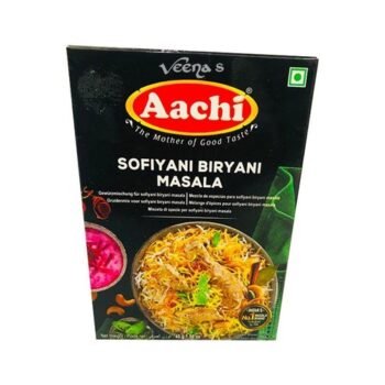 Aachi Sofiyani Biryani Masala 45g – premium spice blend for authentic and mild Sofiyani biryani.