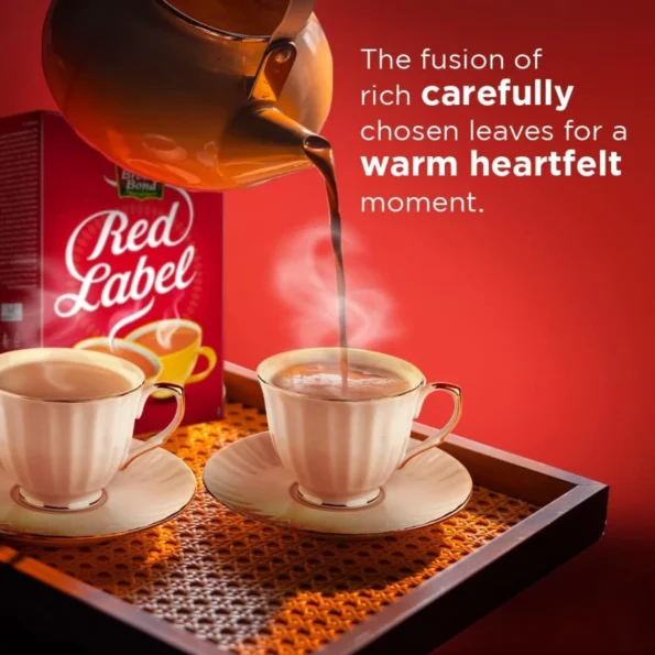 Red Label Tea 250g – premium black tea blend with a rich aroma and bold taste.